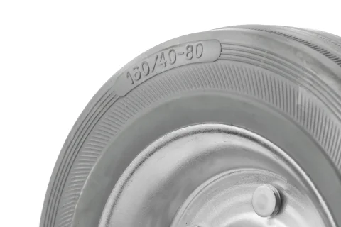 SC 63 f - Промышленное колесо 160 мм (площадка, поворотн., серая рез., роликоподш.)